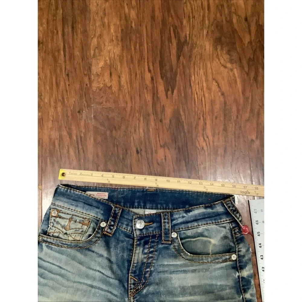 True Religion Rocco Relaxed Skinny Men Light-Medium Wash   Jeans Size 29